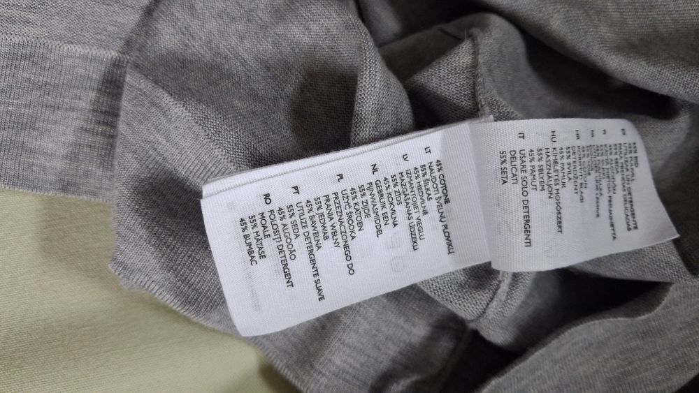 Sweter Cos jedwab +  bawełna