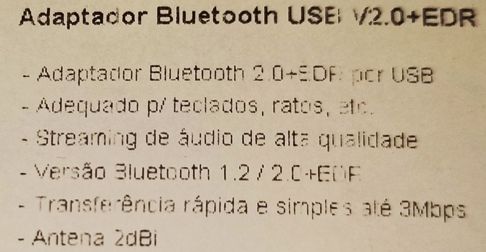Pen USB Bluetooth Nova e outras pens USB Wireless Wi-Fi usadas e novas