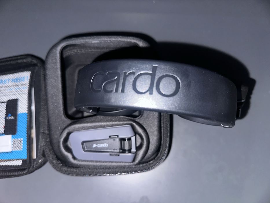Zestaw Cardo interkom packtalk + sluchawki z głośnikami JBL komplet NOWE