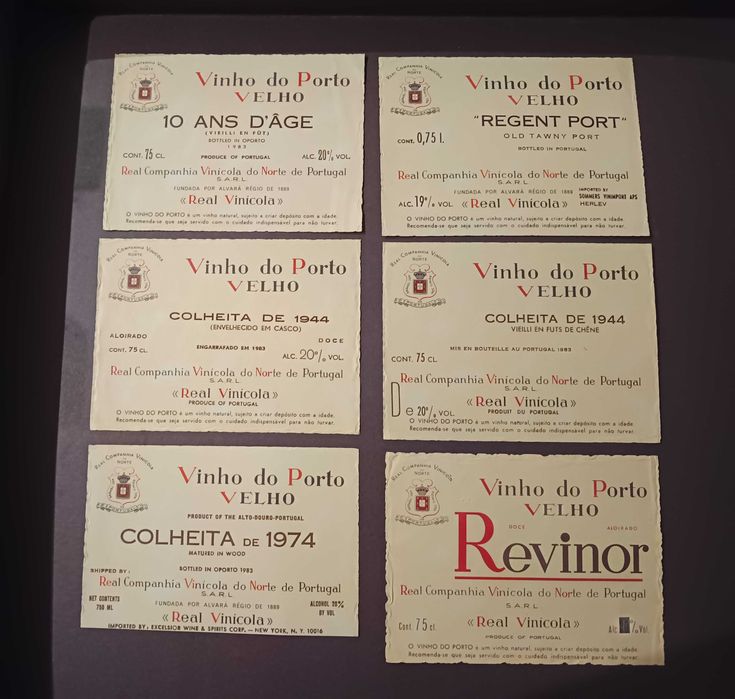 Lote de Rótulos Vinho do Porto