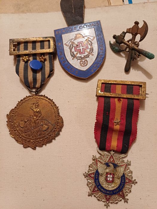 Medalhas dos bombeiros