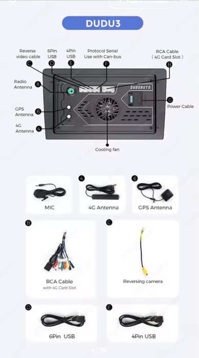 Android магнітола DuduAuto  моделі 3, 4,  4/32, 4/64 9/10 дюймів