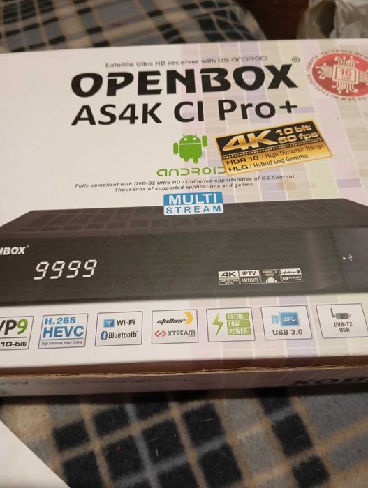 Продам Спутниковый Рессивер(ТЮНЕР) OPENBOX AS4K CI PRO+