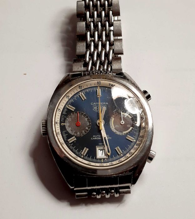 Relógios pulso Heuer Carrera e "Heloisa" military