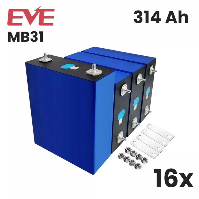 Ogniwa EVE 3,2v MB31 314Ah  Polski dostawca, Gwaracja, Szybka dostawa