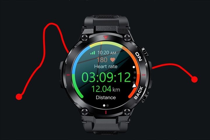 Smartwatch Zegarek Sportowy Męski Gps Do Biegania