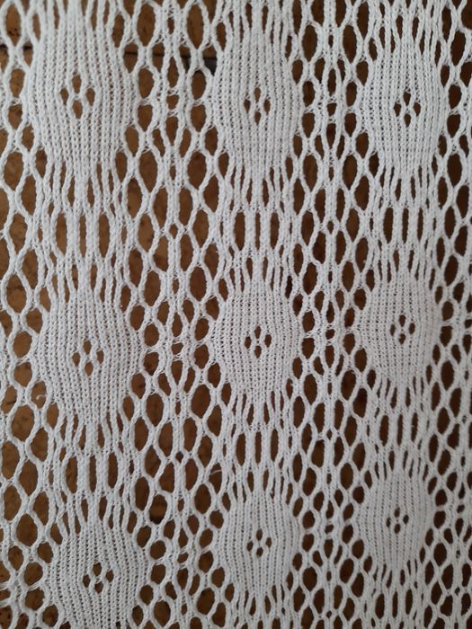 Zasłona koronka obrus kapa gipiura