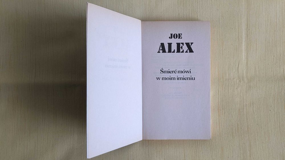 Śmierć mówi w moim imieniu – Joe Alex