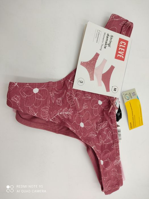 Stringi damskie 3 pak M