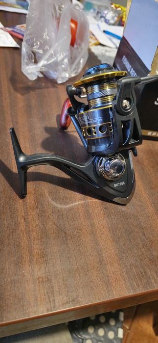 2x Kołowrotek wedkarski na ryby spinning, spławik, feder.