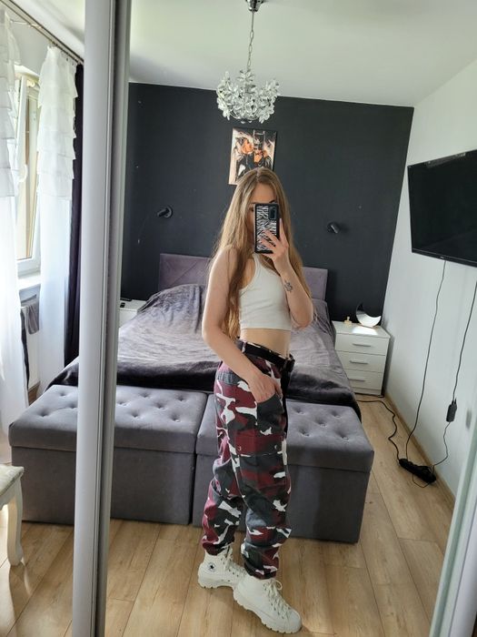 Spodnie missguided moro L