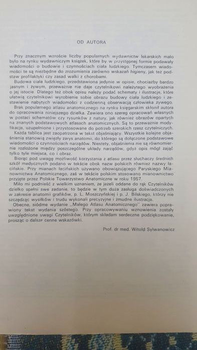 Mały atlas anatomiczny.