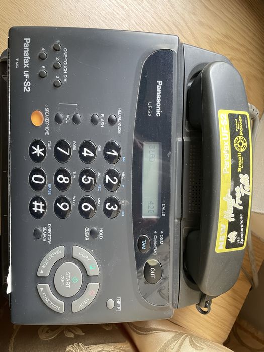 Panafax UF-S2 telefon z funkcją faxu
