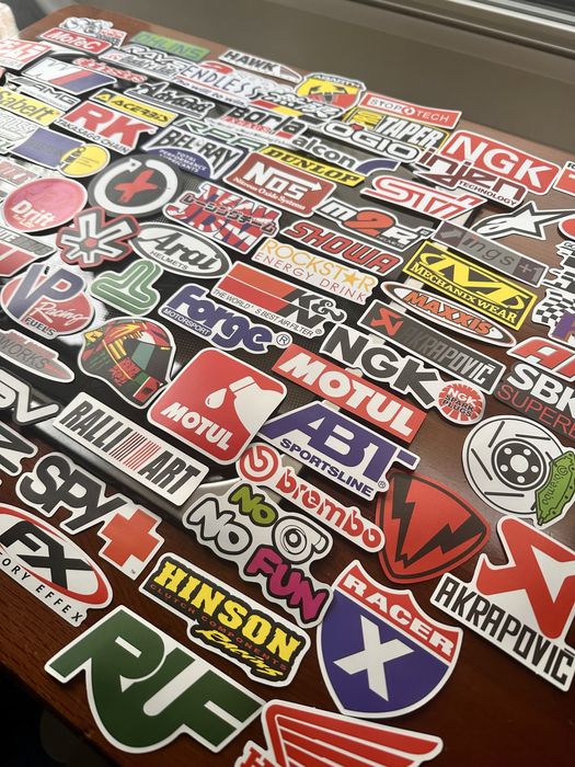 Pack 100 Autocolantes Tuning & Racing