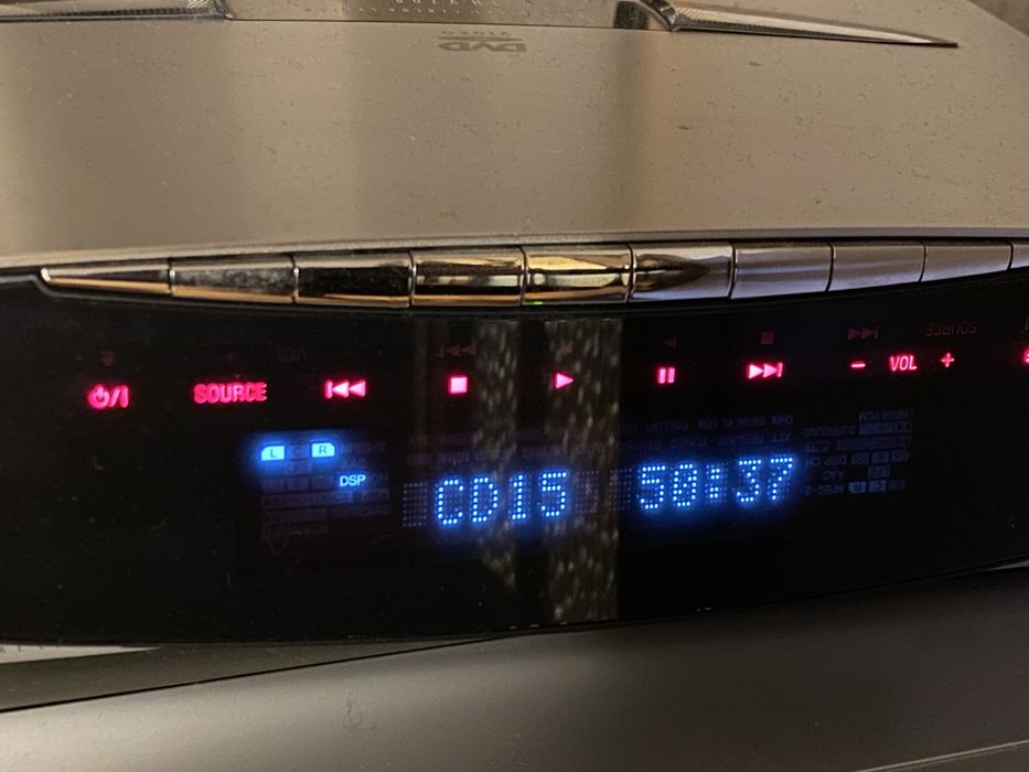 aparelhagem som Home Cinema 5.1 JVC colunas