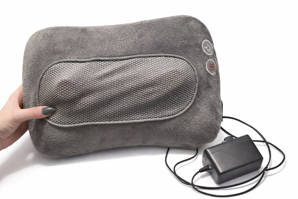 Масажна подушка з підігрівом для шиї та спини, електрична