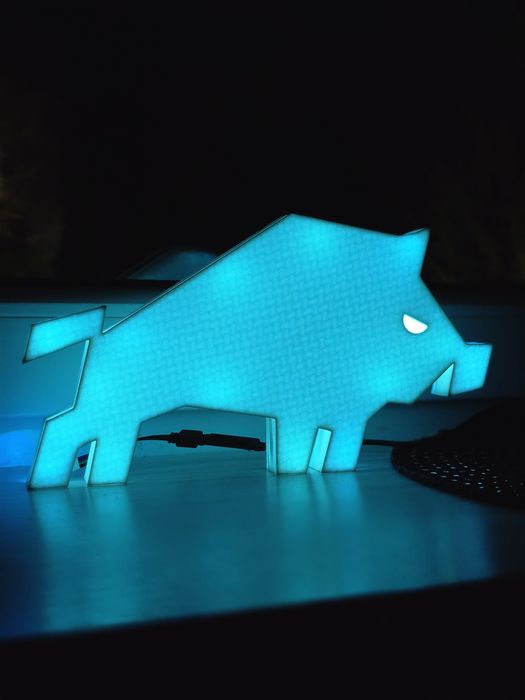 Big lampka wk dzik rgb