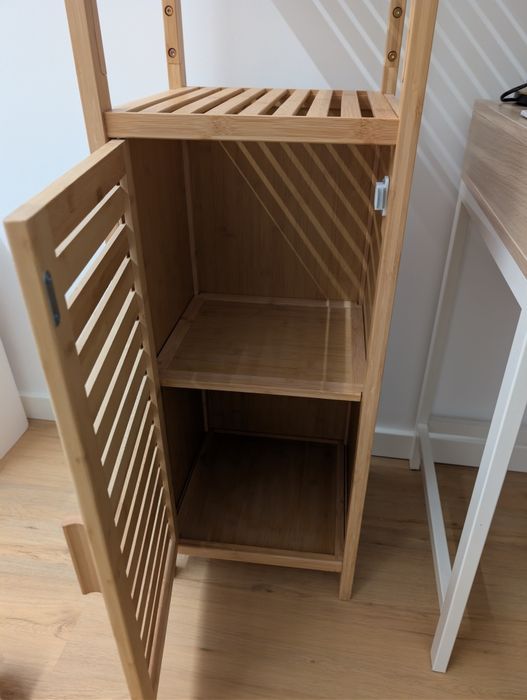 Estante bambu para WC ou cozinha alta 170cm