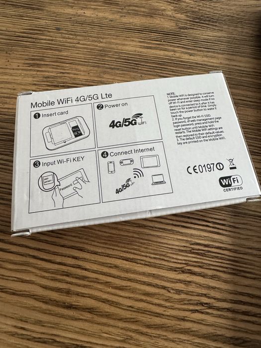 Mobilny router Wifi 4G / 5G Lte nowy