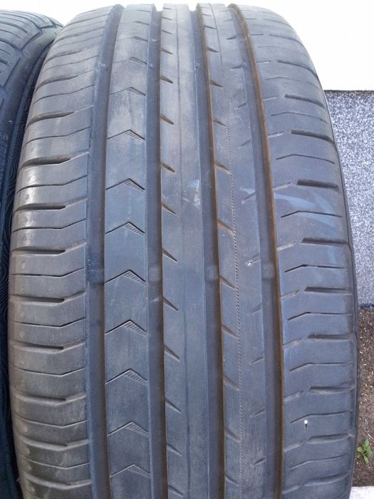 Opony letnie Continental 205/55R17, rant, bieżnik 7mm.