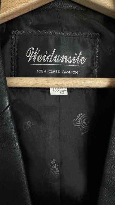 Піджак з натуральноі шкіри