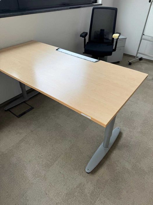 Biurko KINNARPS 160 x80 BUK biurka stoły  regulowana h manualnie