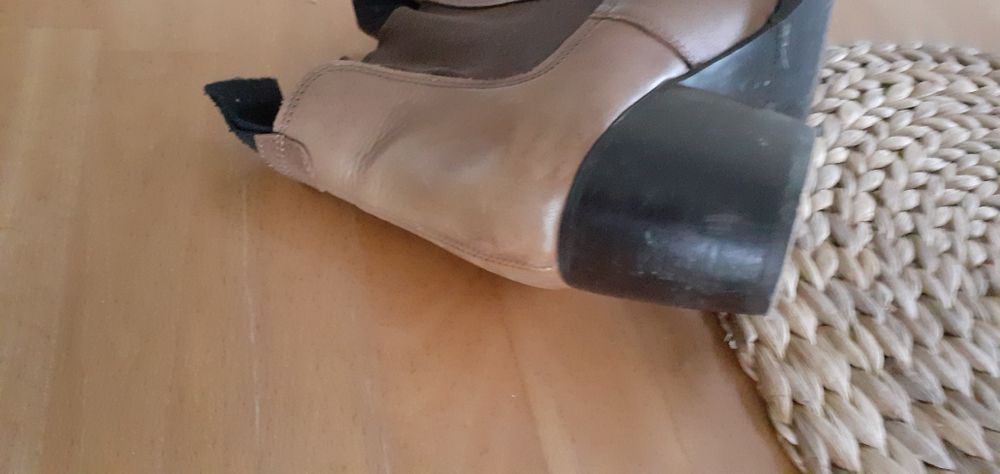 Buty damskie skórzane