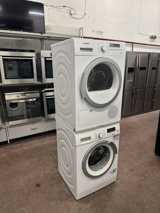 Zestaw pralka+suszarka+łącznik SIEMENS 8kg. Gwarancja. Transport