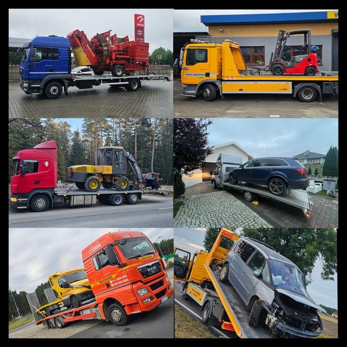 Pomoc Drogowa 24/7* Skup Aut* Autolaweta  Transport  Holowanie Laweta
