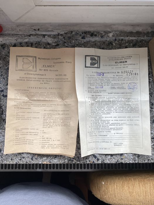 Zabytkowy układ zabezpieczenia silnika przed zanikiem fazy