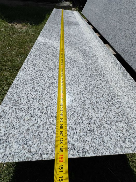 stopnice granitowe parapety 7 szt 150x33x2