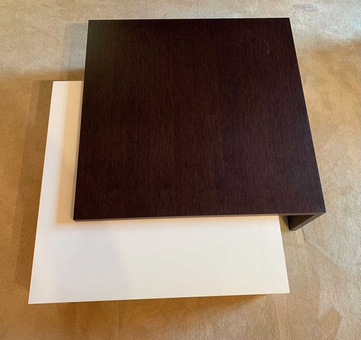 Mesa Temahome Módulos Wengué e Branco