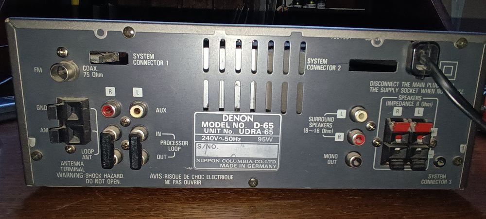 Amplituner stereo Denon UDRA-65 + pilot RC-164