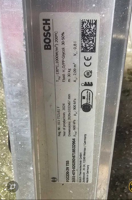 colector solar Bosch