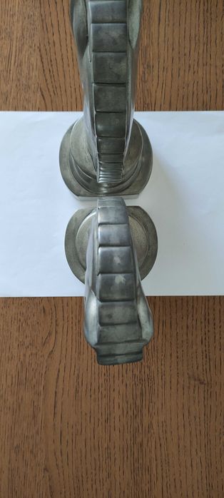 Suporte de livros - Cavalos em estanho 95% puro