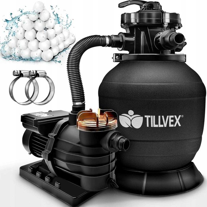 Pompa basenowa SYSTEM FILTRÓW PIASKOWYCH 13200L/h + 1200g TILLVEX