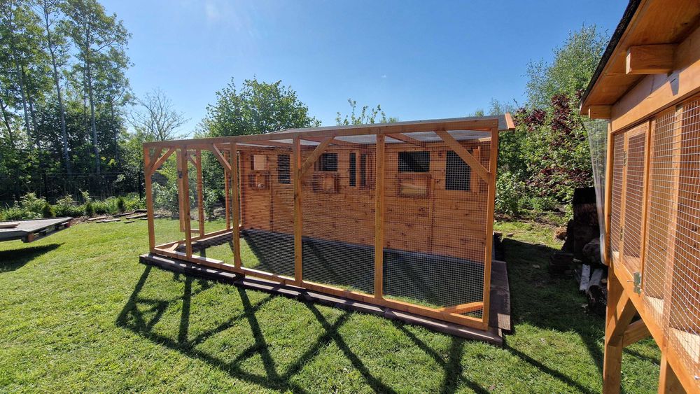 Gołębnik 5x2m z wolierą 5x2m Cena z MONTAŻEM