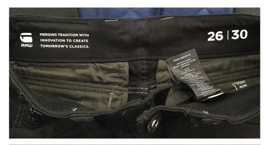 G-Star Raw Zip Calça para homem Tam 36