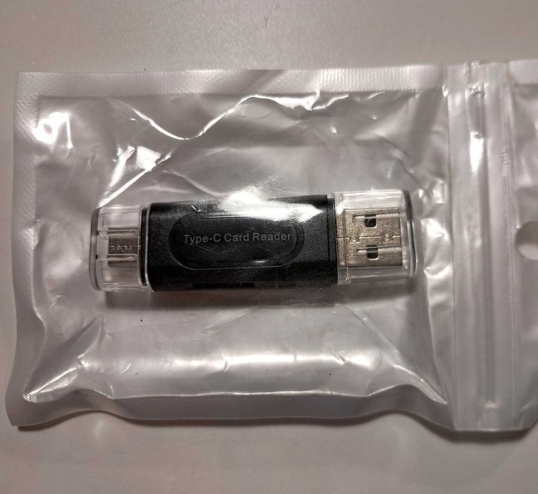 Uniwersalny czytnik kart pamięci SD i TF do USB oraz USB-C