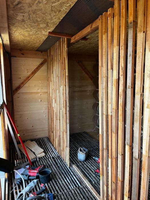 Gołębnik/kurnik woliera szkieletowy