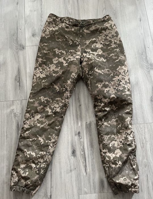 Штани зимові вітроволого захисні, піксель