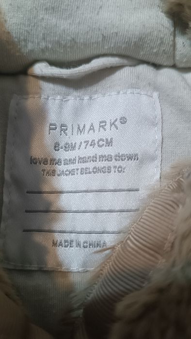 Futerkowy bezrękawnik niemowlęcy r. 74