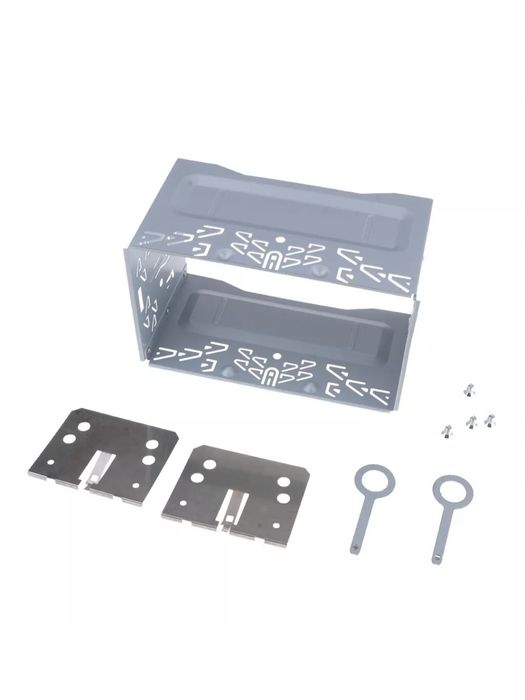 Suporte metálico rádio 2din