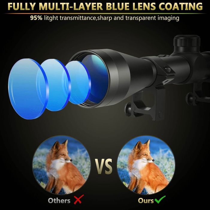 Оптичний приціл два різних оптический прицел 3-9х40 та 1-4х20