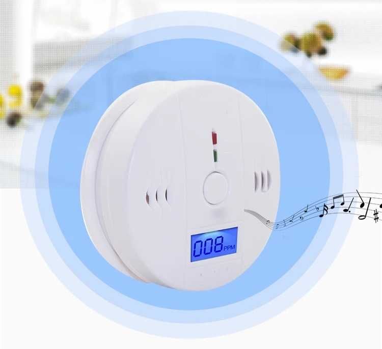 CZUJNIK CZADU CO wykrywacz tlenku węgla CERTYFIKOWANY z wyświetlaczem