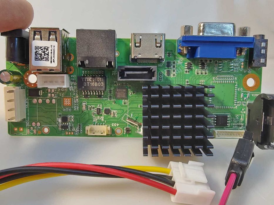 Плата IP видеорегистратора NVR XMEye  H265+ 10 каналов 5Mpix