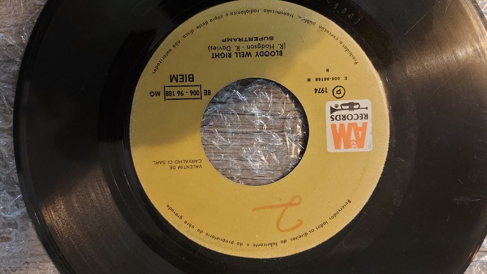 Singles em Vinil antigos