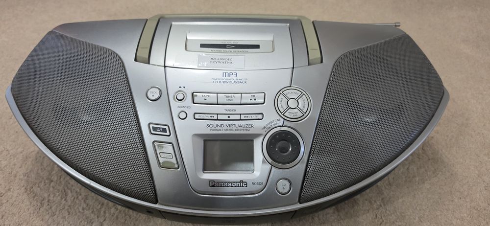 Kultowy Radiomagnetofon Panasonic RX-ES23 | CD i Radio