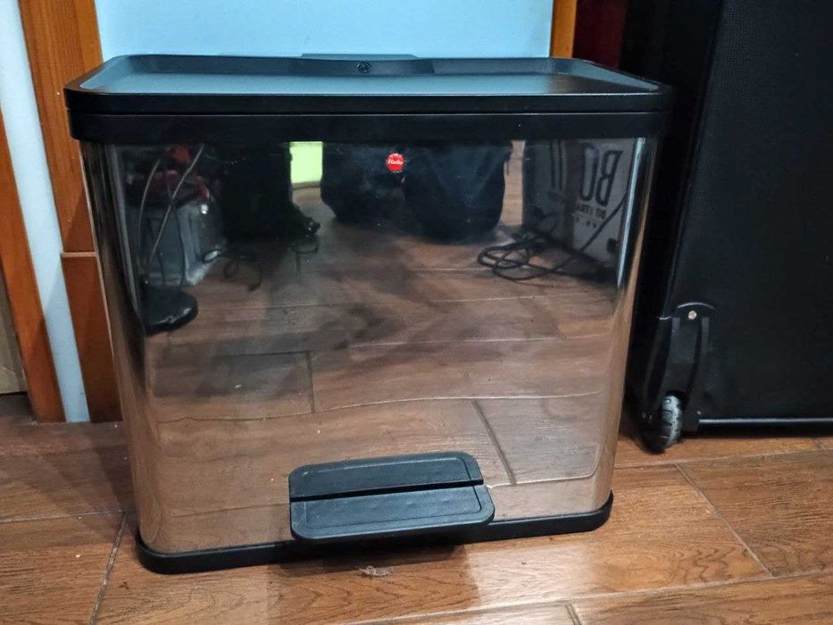 Педальный мусорный бак Hailo для разделения отходов, на 26 л. Германии