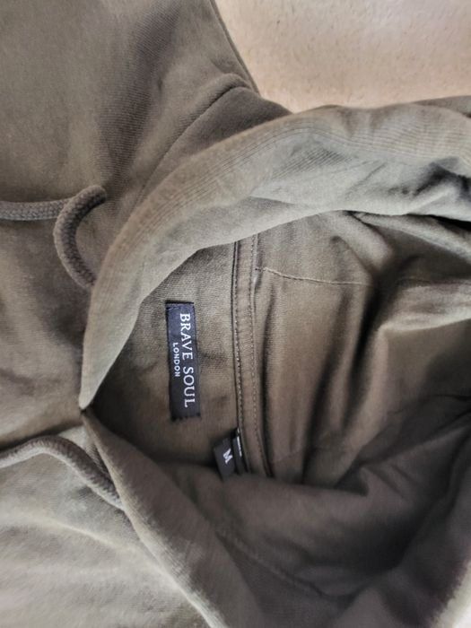 Bluza z kapturem Brave&Soul khaki M